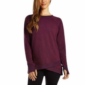 NWT Danskin Sunset Plum Heather Pullover